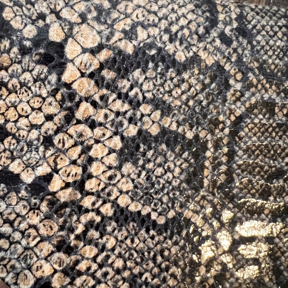 Miss Selfridge Large Python Snake‎ Print Clutch w… - image 3